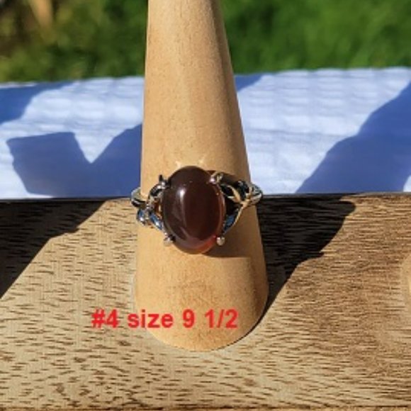 Carnelian Gemstone Rings - Picture 5 of 10